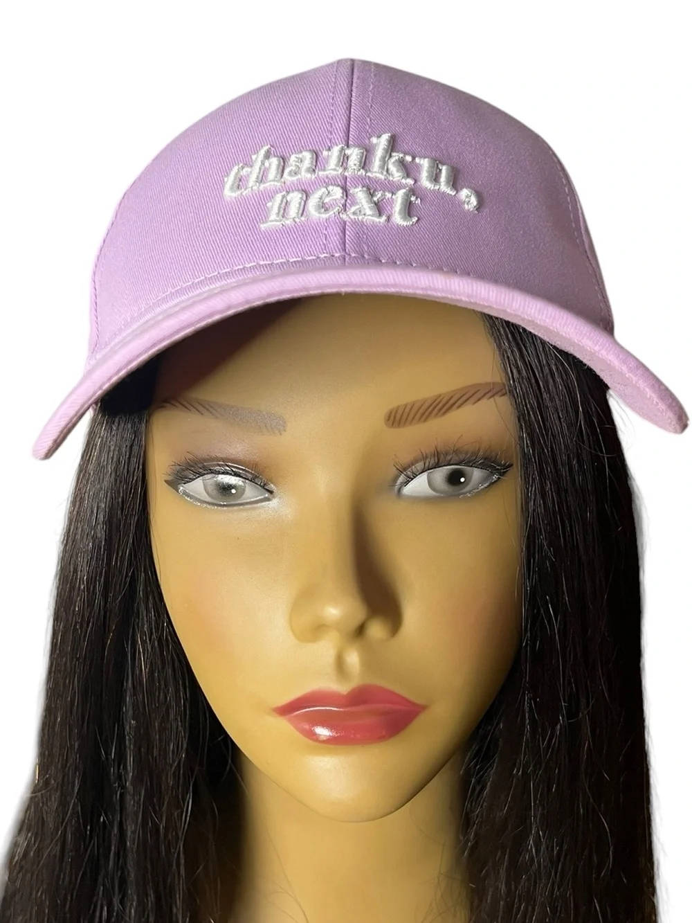 Ariana Grande Thank U Next H&M Lavender Embroidered Dad Hat Cap OS